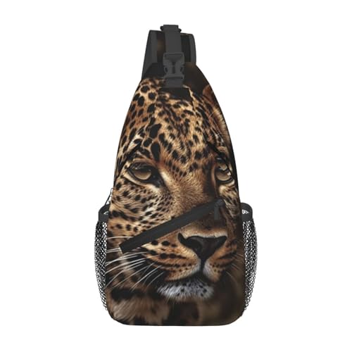 Mochila tipo Sling pequeña para senderismo unisex negra miniatura 2