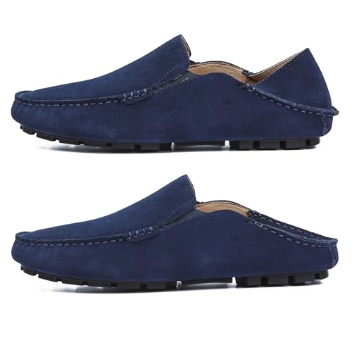 Image of Go Tour Handmade Mens Casual Loafers Moccasins Slip On Driving Shoes