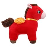 Charmant cadeau de fête : doté d'un rembourrage en coton PP et d'un matériau en courte et douce, ce jouet en en combine des couleurs festives vibrantes avec une sensation confortable, offrant un excellent choix pour la décoration de fête à la maison ou comme un délicieux cadeau souvenir de l'année du pour commémorer des événements spéciaux avec chaleur et .