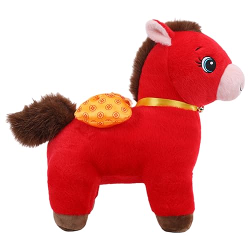 Cheval en peluche décoration de bureau et cadeau de Nouvel An pour enfant