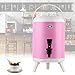 HJKHNK Distributeur de Boisson Isotherme 6L, Bouilloire Thermostat de Cuisine à Domicile avec Poignée pour Fête en Famille et Camping, Facile à Transporter