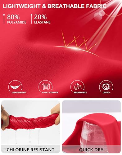Image of G Gradual Tankini Tops for Women High Neck Swimsuits Swim Top Modest Bathing Suit Swimwear Tank Top only No Bottom