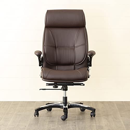 Image of Home Centre | Aubrey | Upholstery | Study and Office Chairs | Brown | 1 Year Warranty