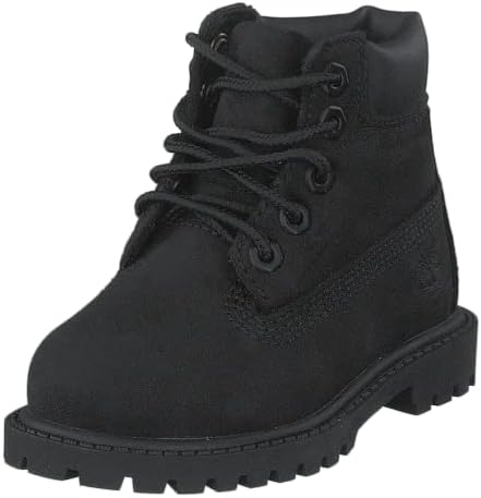 Timberland Kids' 6&quot Premium Waterproof Boot Core, Black Nubuck, 1 M US Little Kid | Image 2