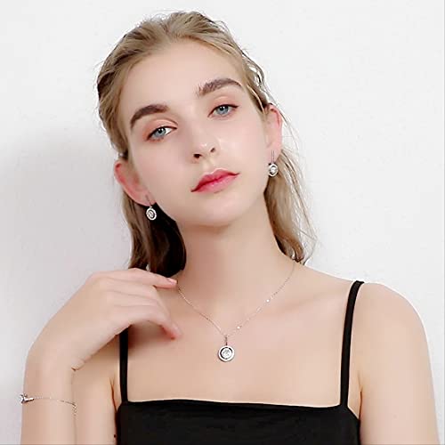 Bijoux colliers et pendentifs ronds en argent 925 authentique - 5