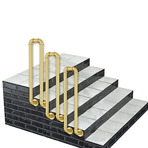 Rampe d'escalier pour personnes âgées afin de sécuriser les accès de la maison