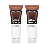 John Frieda Brilliant Brunette Color Vibrancy Shampoo, Brunette Shampoo, 8.45 Fl Oz, Pack of 2