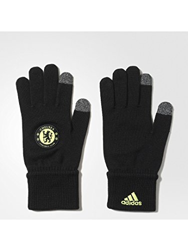 adidas CFC Gloves - Guantes for men, Colour Black/Yellow, Size S