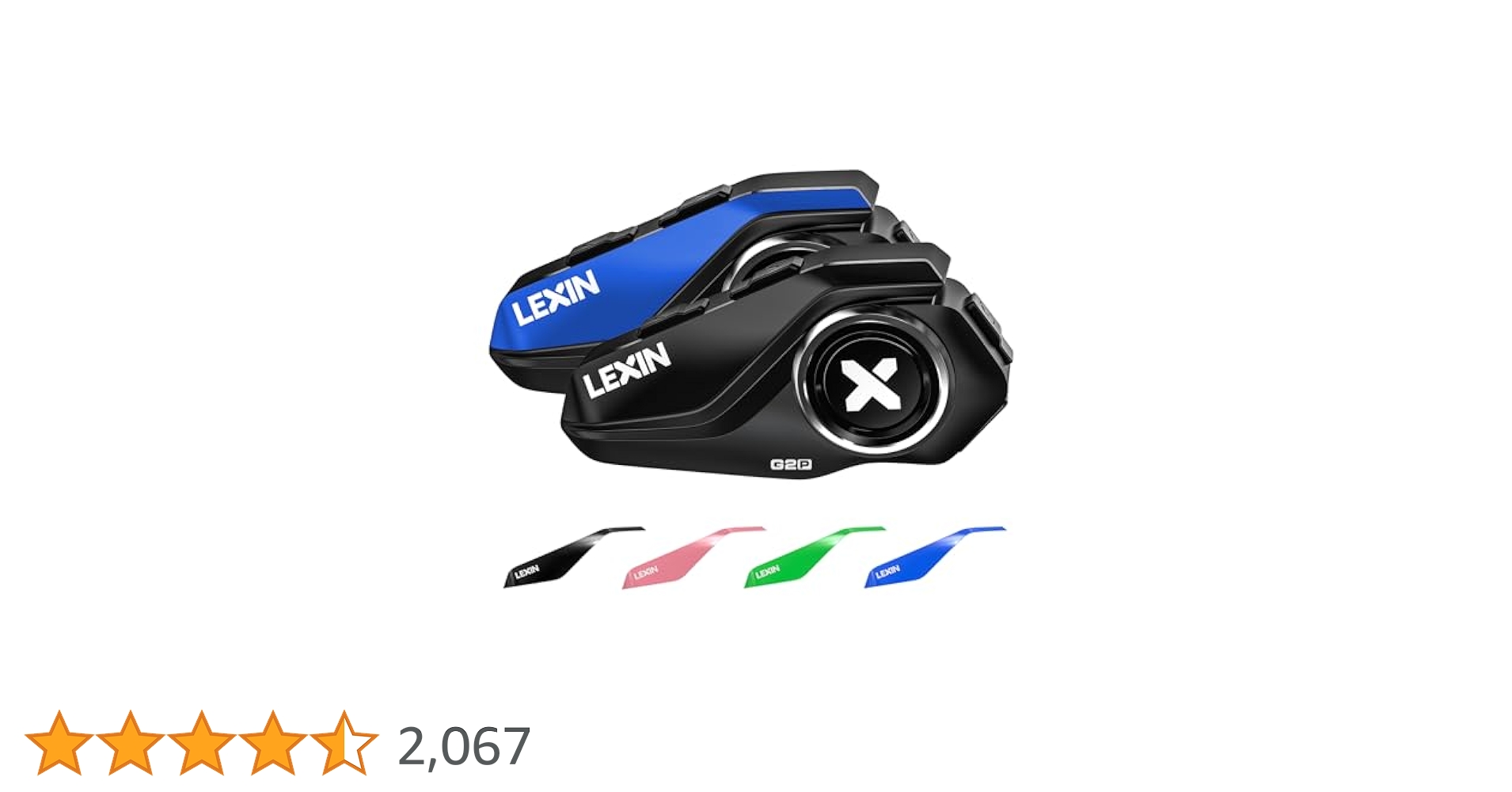 Amazon | LEXIN G2P 2台 バイク インカム Bluetooth5.1 6riders