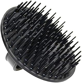 Denman (Black) Scalp Massager and Detangling Hair Brush for Thick or Thin Hair, Curly or Straight Hair - use in the Shower or Bath - Head and Beard Scrubber - For Women and Men, D6