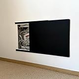 Xiao Ren Copri Quadro Elettrico Copertura Scorrevole per Quadro Elettrico con Guida Autoadesiva Copertura Decorativa per Scatola del Contatore Elettrico Extra Sottile Copertura,02,35x25cm