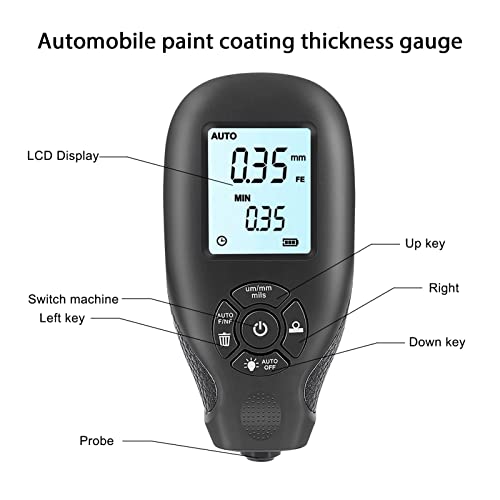 Medidor Digital de Espesor de Pintura para Autos DOLUNTO miniatura 3