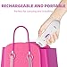 Epilator, Smooth Glide Epilator for Women Face, Rechargeable Epilator Smooth Face Trimmer Device with LED Light, Portable Facial Epilator Hair Removal for Face Legs Arms Armpit Bikini