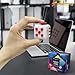 FIDGYB Cube Fidget Stress Relief Toy for Adults & Kids, Smooth, Quiet Sensory Toy for Anxiety, Focus & ADHD Idea[WHI_Red]