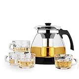 Solo usamos materiales de la más alta calidad para elaborar nuestra tetera de vidrio para brindarle la preparación perfecta para su cafeína o té diario.