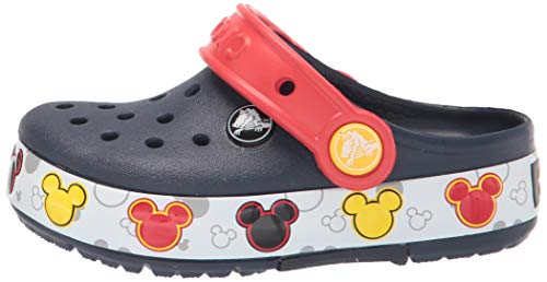 Sandália Crocs Lights Mickey Kids, Criança Unissex, Navy, 26