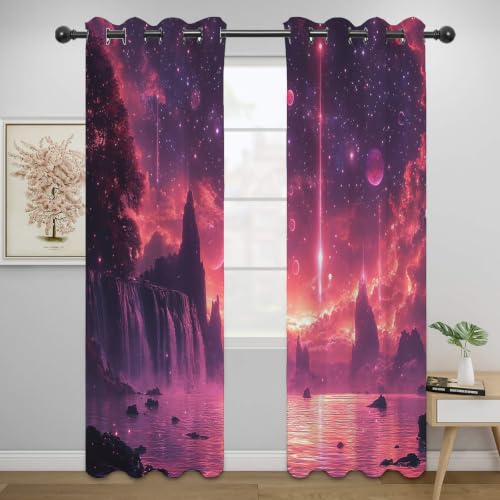Rideaux thermiques paysage de la jungle grand format H300