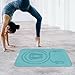 Aosekaa Jump Rope Mat Rope Skipping Pad 8mm Thick Protects Floor and Equipment for Indoor Outdoor for Home Gym Non Slip Exercise Mat, Blue