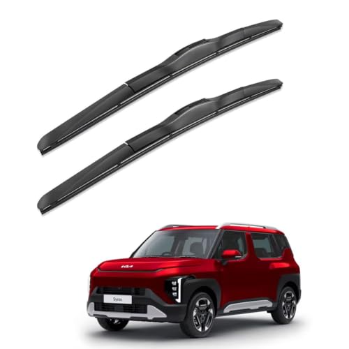 Image of Oshotto Frameless (O.E.M Type) Wiper Blades Compatible with Kia Syros (22 inch / 22 inch)