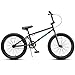 街乗りBMX自転車フリースタイル 初心者向き 練習用bmx 街乗り対応後輪ブレーキ付き キックスタンド 18インチ ブラック