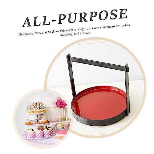 Plato japonés de sushi plástico para servir miniatura 6