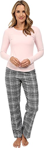 Calvin Klein Women's Flannel Pajama Sleep Set