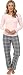 Calvin Klein Women's Flannel Pajama Sleep Set