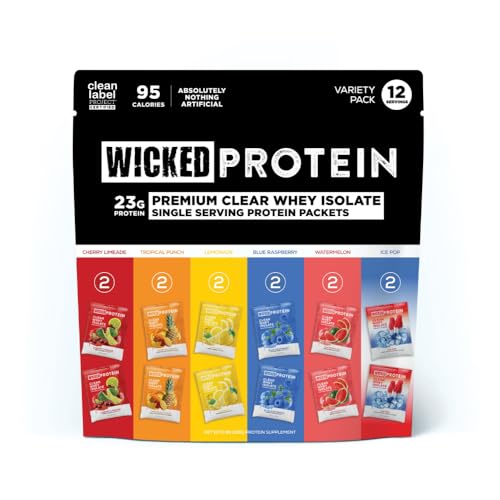 WICKED Protein Clear Whey Variety Pack
