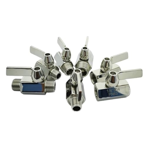 Mini válvula de bola inoxidable de 1" adiós a atascos e interruptor estanco 2