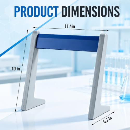 Image of Laboratory Pipette Stand 6 Place Pipettor Rack, Stable L Shaped