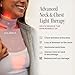 Solawave Neck & Chest Red Light Therapy Mask | LED Beauty Device with 4 Wavelengths | Visibly Firms, Smooths, & Evens Skin Tone | Fast 3-Minute Session