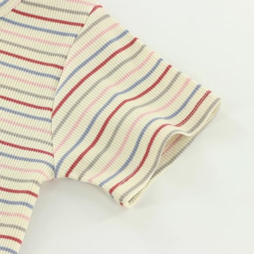 Toddler Girls Shirt with Charming Color, Cute Summer Tops for Teen Girls with Buttons3