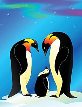 Paperback Penguin Notebook: 8.5 X 11 202 College Ruled Pages Book