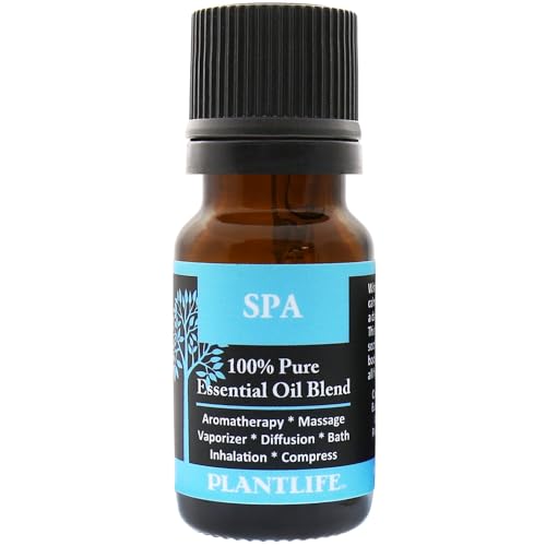 Plantlife Spa Aromatherapy Essential Oil Blend - Straight from The Plant 100% Pure Therapeutic Grade - No Additives or Fillers - Made in California 10 ml