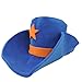 Novelty Giant Foam Cowboy Hat Blue