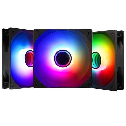 Thermalright TL-C12B-S V3 Ventilador de CPU y Carcasa de 120 mm ARGB, Conector PWM de 4 Pines, Silencioso Con Rodamiento S-FDB Para Ordenador