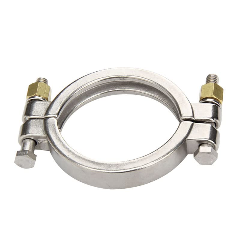 OD ステンレススチール トライクランプ/トライクローバー クランプ + SUS304 衛生パイプ溶接フェルール2個 + PTFEガスケットセット 1  Inch WJ 1.5" - 8" 3PCS 5PCS 10PCS 衛生ステンレススチールトライクランプクランプクローバーフェルール