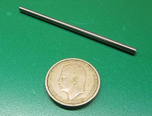 303 Stainless Steel Hardened Shaft .125" Diameter x 3" Long 10 pcs
