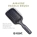 Kent AH6G Airhedz Cushion Paddle Brush - Scalp Massager and Detangler Brush - The Hair Brush for Thick Hair - Scalp Massager and Growth Stimulator - Hair Detangler and Curly Hair Brush