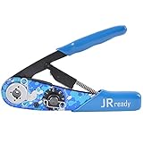 JRready NEW AS2 Adjustable Indent Crimp Tools M22520 2 01 Standard Aviation Crimper for Miniature and Sub-miniature Connectors 32 to 20 AWG wire harness