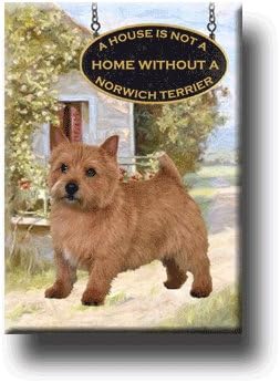 Norwich Terrier A House Is Not A Home Fridge Magnet No 1
