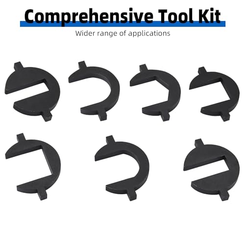 BTSHUB Inner Tie Rod Removal and Installation Tool Kit 8pcs with Crowfoot Adapters for Most Cars Trucks SUVs - Thumbnail 3