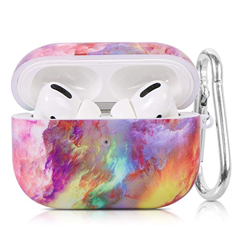 ROLEES Airpods Pro�P�[�X ���킢��Airpod Pro�A�N�Z�T���[ �ی�n�[�h�P�[�X�J�o�[�|�[�^�u��&�ϏՌ� ���f�B�[�X �K�[���Y �����Y �L�[�`�F�[��/�����h�~�X�g���b�v�t�� Apple Airpods Pro�[�d�P�[�X(�J���t���X�y�[