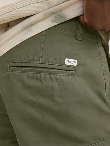 جاك اند جونز شورت كارجو للرجال من كول باركلي، مقاس L، لون زيتوني