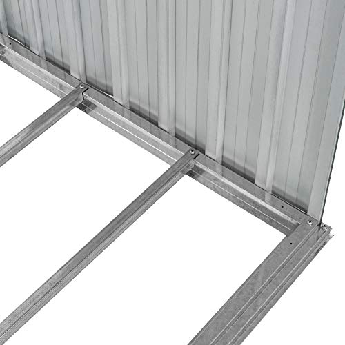 ESTEXO Brennholzunterstand Brennholz Holz Regal Lager Kaminholz Unterstand Metall Holzlager Brennholzlager Grün-4