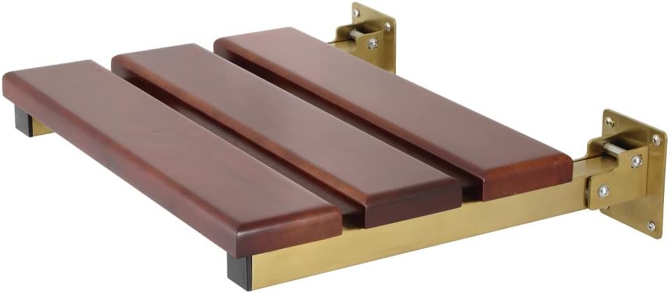 Kingston Brass KBSS1916CP Chaise Shower Seat, Polished Stainless Steel