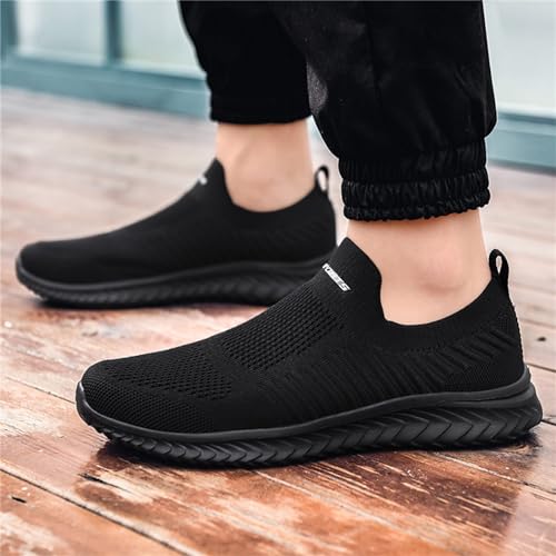 BORAMAX Mens Slip On Running Shoes Breathable Lightweight Comfortable Fashion Non Slip Sneakers for Men2