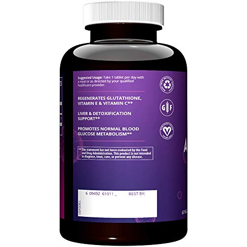 Image of MRM Nutrition Alpha-Lipoic Acid - 300 mg Tablets - 60 Servings | Antioxidant Support, Cell Protection & Regenerated Vitamin C + E, Supports Healthy Liver Function, For Women & Men