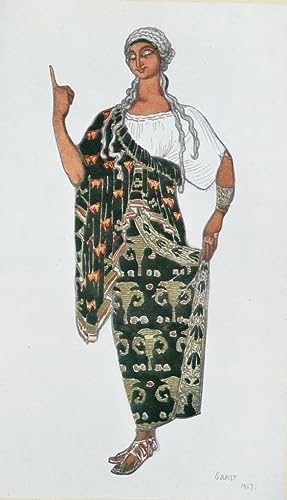 Peinture sur toile par Leon Bakst pour habiller un grand mur de salon