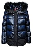  Frieda & Freddies Damen Daunenjacke Größe 48 EU Blau (blau)